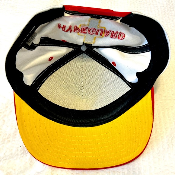 Boomtho! Men’s Snapback Cap (White, Red, Yellow) - Picture 3 of 4